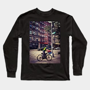 Watts Street Tribeca Manhattan NYC Long Sleeve T-Shirt